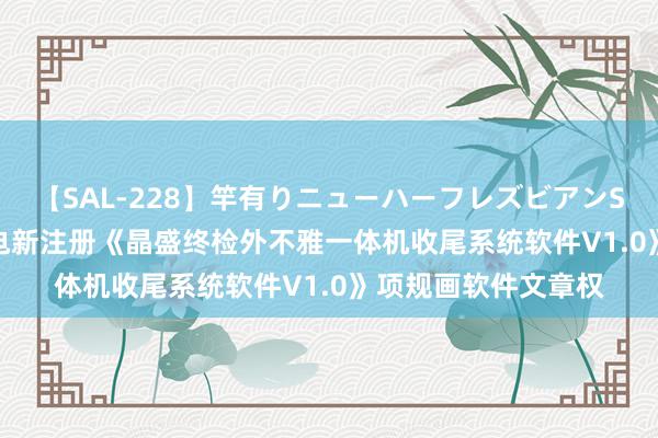 【SAL-228】竿有りニューハーフレズビアンSEX1125分 晶盛机电新注册《晶盛终检外不雅一体机收尾系统软件V1.0》项规画软件文章权