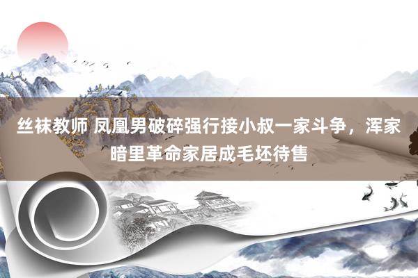 丝袜教师 凤凰男破碎强行接小叔一家斗争，浑家暗里革命家居成毛坯待售