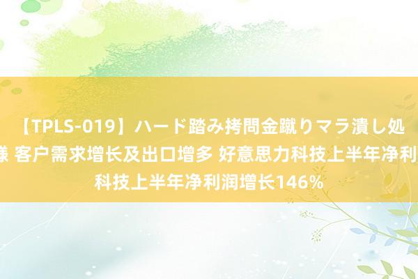 【TPLS-019】ハード踏み拷問金蹴りマラ潰し処刑 JUN女王様 客户需求增长及出口增多 好意思力科技上半年净利润增长146%